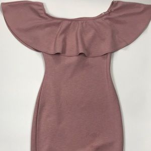 off the shoulder dress